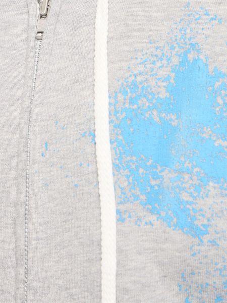 Camisa con cremallera de algodón Comme Des Garçons Shirt gris