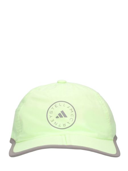 Kepurė su snapeliu Adidas By Stella Mccartney žalia