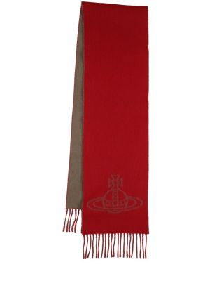 Bufanda de lana Vivienne Westwood rojo