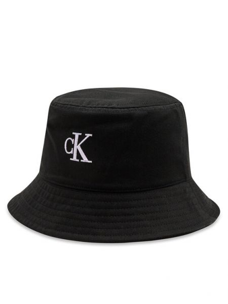 Kýblový klobouk Calvin Klein černý