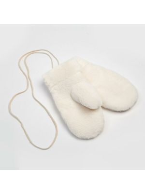 Перчатки Minaku белые