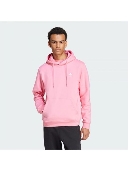 Bluza z kapturem Adidas różowa