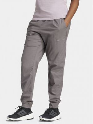Pantalon large Adidas gris