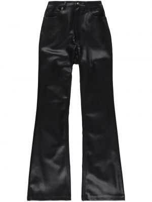 Pantalon en cuir Ksubi noir