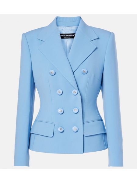 Ull lang blazer Dolce&gabbana blå