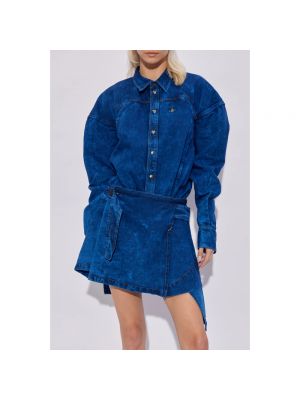 Mini vestido Vivienne Westwood azul