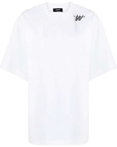 Camiseta oversized We11done blanco