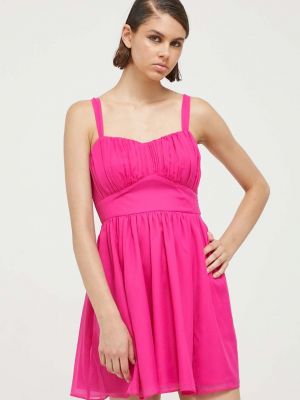 Sukienka mini Abercrombie & Fitch różowa