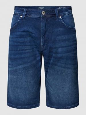 Szorty jeansowe z kieszeniami Tom Tailor niebieskie