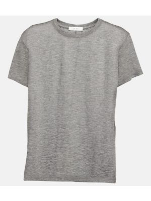 T-shirt in jersey oversize The Row grigio