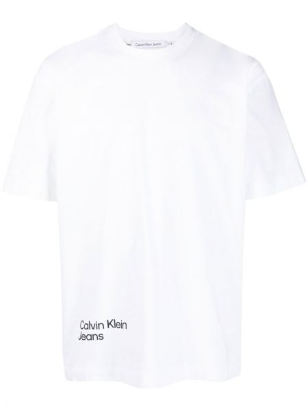 T-shirt Calvin Klein vit