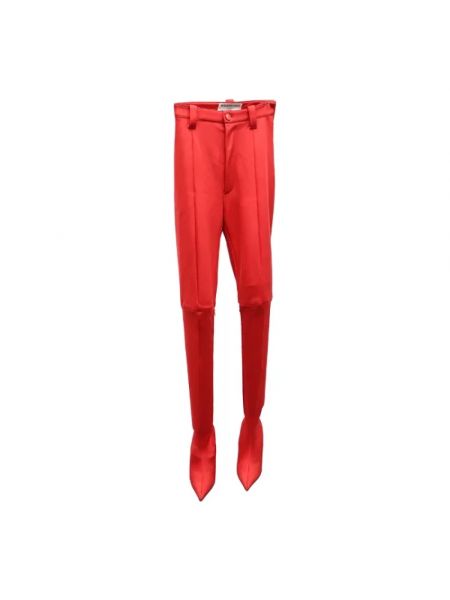 Spodnie retro Balenciaga Vintage czerwone