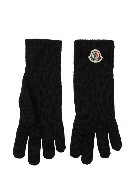 Ull hansker Moncler svart