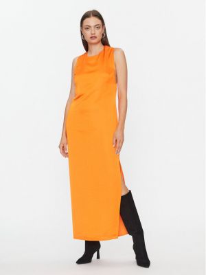 Priliehavé šaty Samsoe Samsoe oranžová