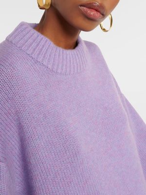 Džemper od kašmira Lisa Yang ljubičasta