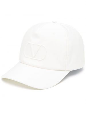 Cappello con visiera Valentino Garavani bianco