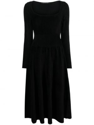 Βραδινό φόρεμα κοτλέ Antonino Valenti μαύρο