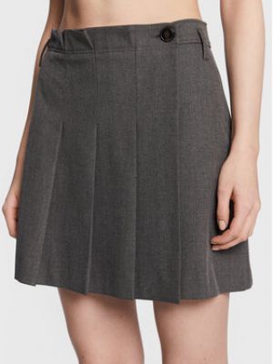 MAX&Co. Mini sukňa Fatalita 71010523 Sivá Regular Fit Max&co.