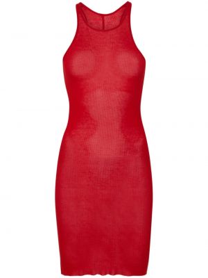 Sukienka mini Rick Owens czerwona