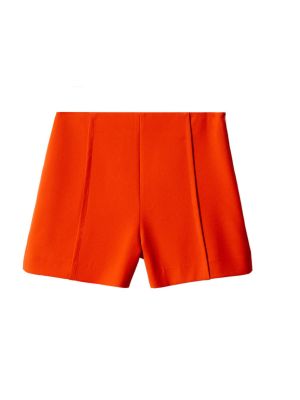 Pantaloni Mango portocaliu