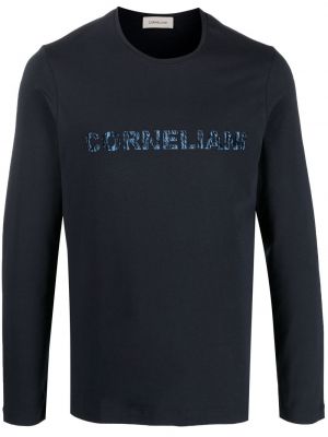 Långärmad t-shirt Corneliani blå