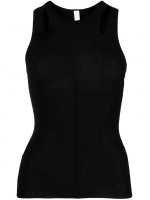 Tank top iš merino vilnos Dion Lee juoda