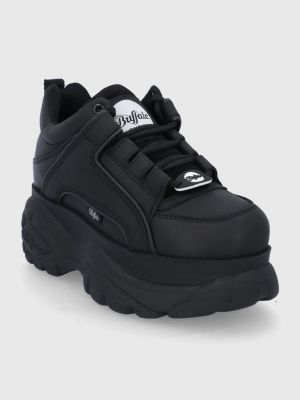 Kožne cipele Buffalo crna