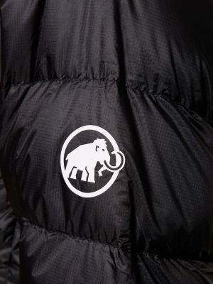 Péřová bunda s kapucí Mammut černá