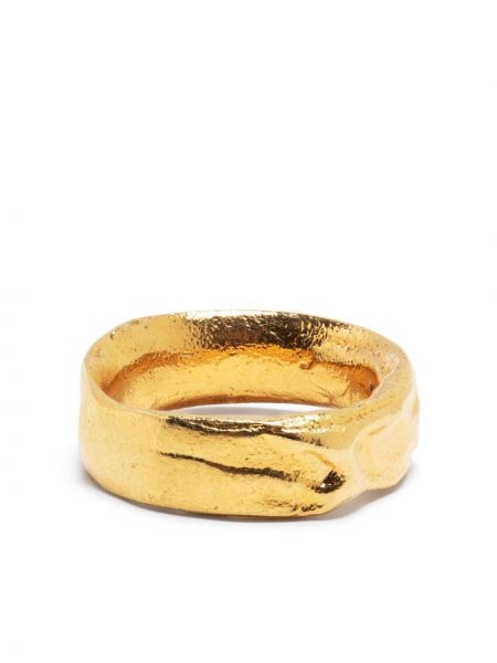 Със звездички пръстен със златно покритие Alighieri златисто