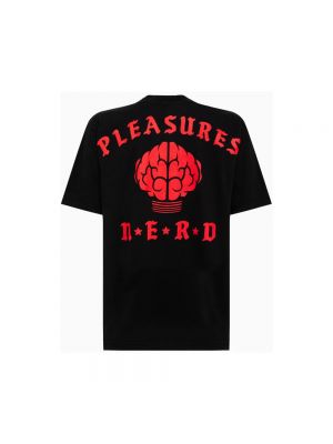 Camisa de algodón con estampado Pleasures negro
