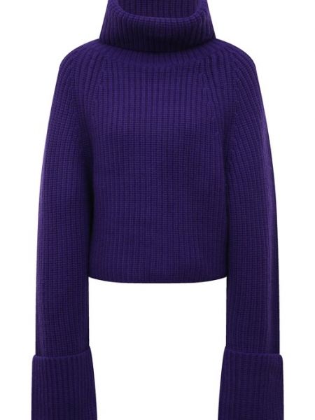 Фиолетовый кашемировый свитер Jacob Lee