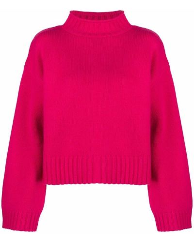 Jersey de cachemir de tela jersey Extreme Cashmere rosa