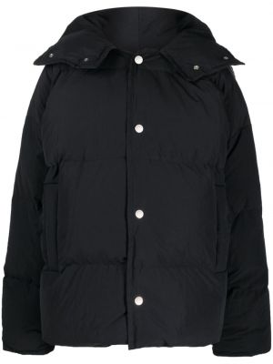 Pernata jakna s kapuljačom Nanushka crna