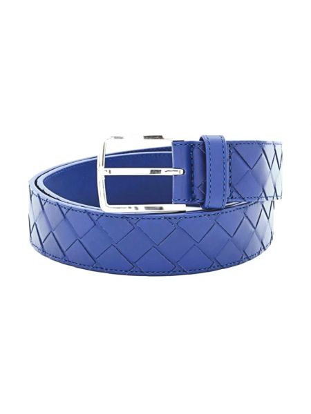 Cinturón de cuero elegante Bottega Veneta azul