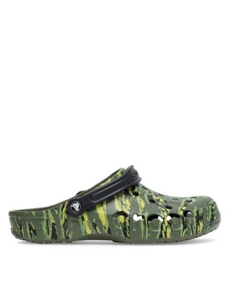 Sandály s potiskem Crocs zelené