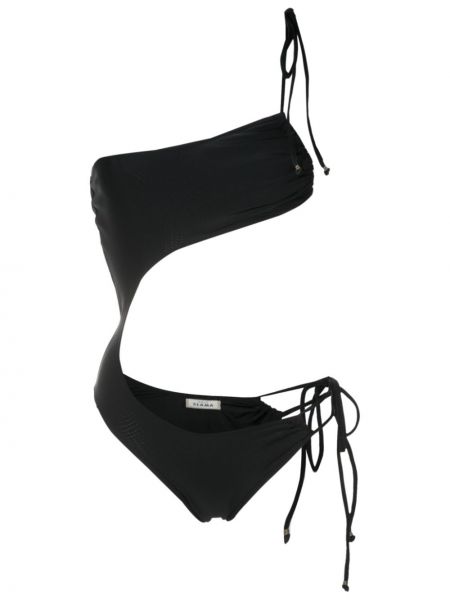 Asimetrični jednodijelni kupaći kostim Amir Slama crna