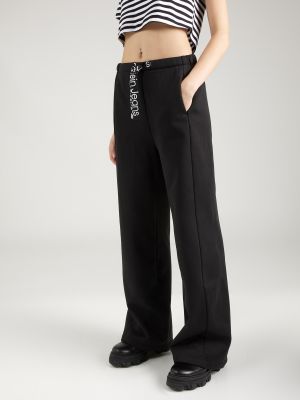 Relaxed fit sportinės kelnes Calvin Klein Jeans juoda