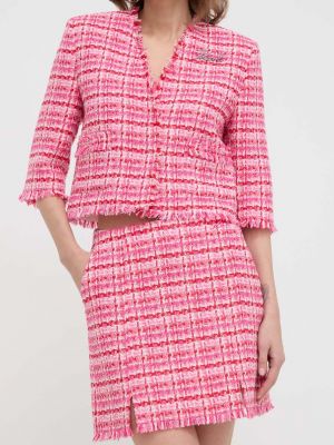 Mini suknja Karl Lagerfeld ružičasta