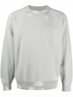 Sweatshirt mit rundhalsausschnitt Barrie grau