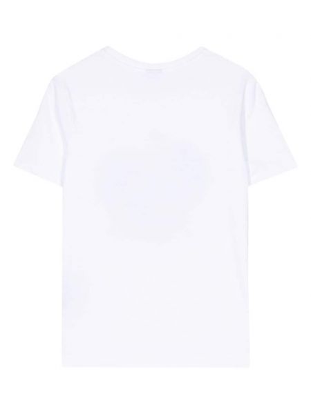 Koszulka bawełniana z nadrukiem Ps Paul Smith biała
