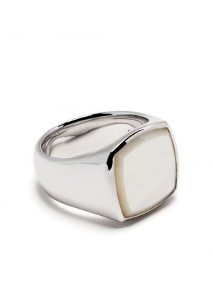 Žiedas su perlais Tom Wood sidabrinė