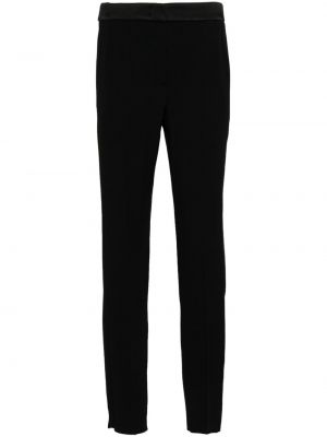 Pantaloni cu picior drept Emporio Armani negru