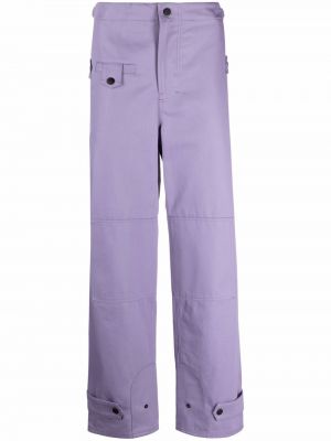 Pantalones rectos Msgm violeta