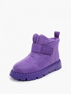 Дутики King Boots фиолетовые