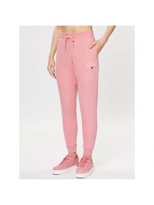Pantaloni sport Tommy Hilfiger roz