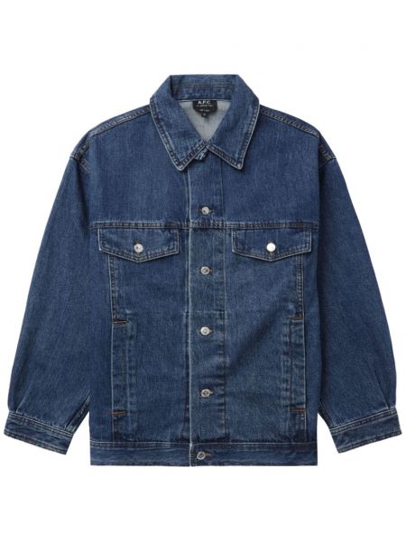 Veste en jean A.p.c. bleu