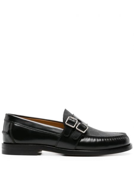 Læder loafers Gucci sort