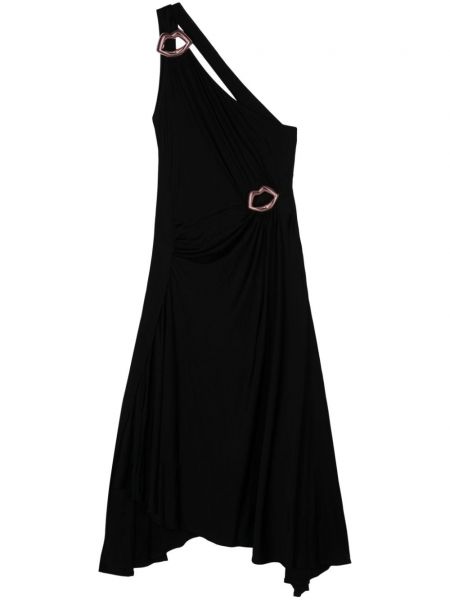 Asymmetrisk jersey kjole Sonia Rykiel sort