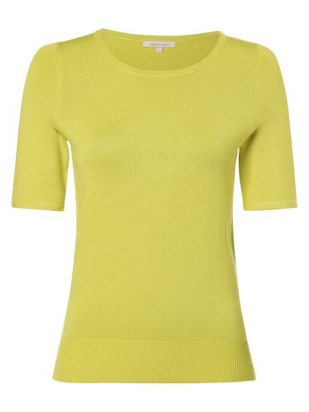 Dzianinowy sweter Apriori żółty