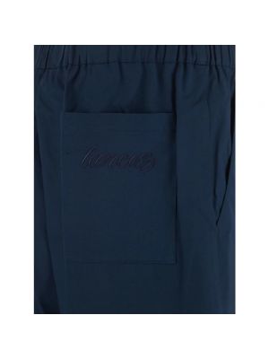 Pantalones chinos de algodón Laneus azul